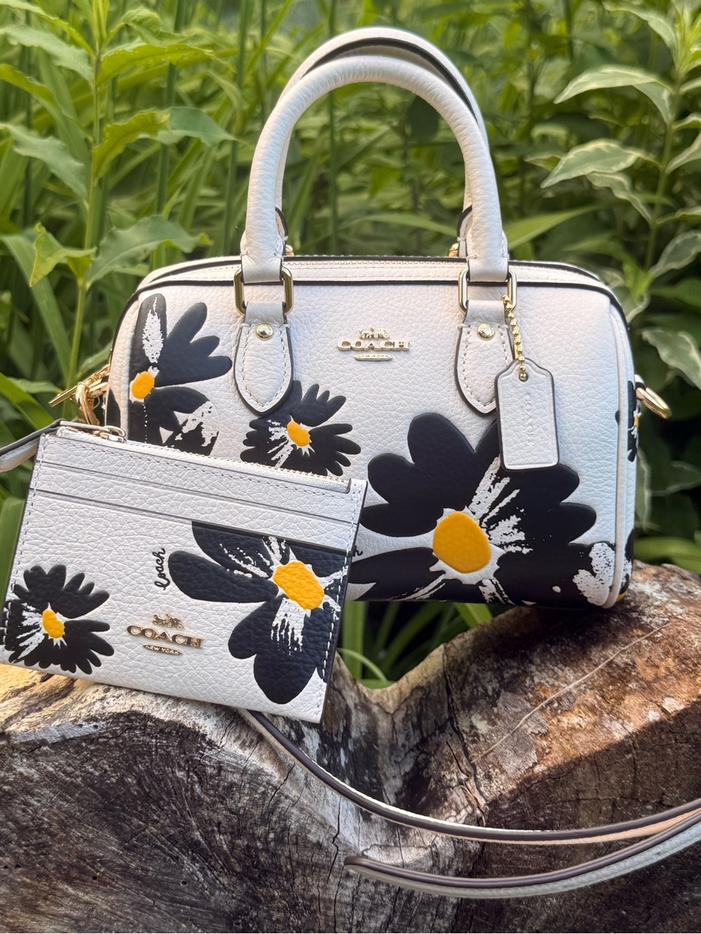 Coach Mini Rowan bag and ID Case bundle